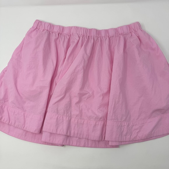 Free People Dresses & Skirts - Free People Free-est Pink Cotton Mini Skirt Women Size XL Elastic Waist Pockets